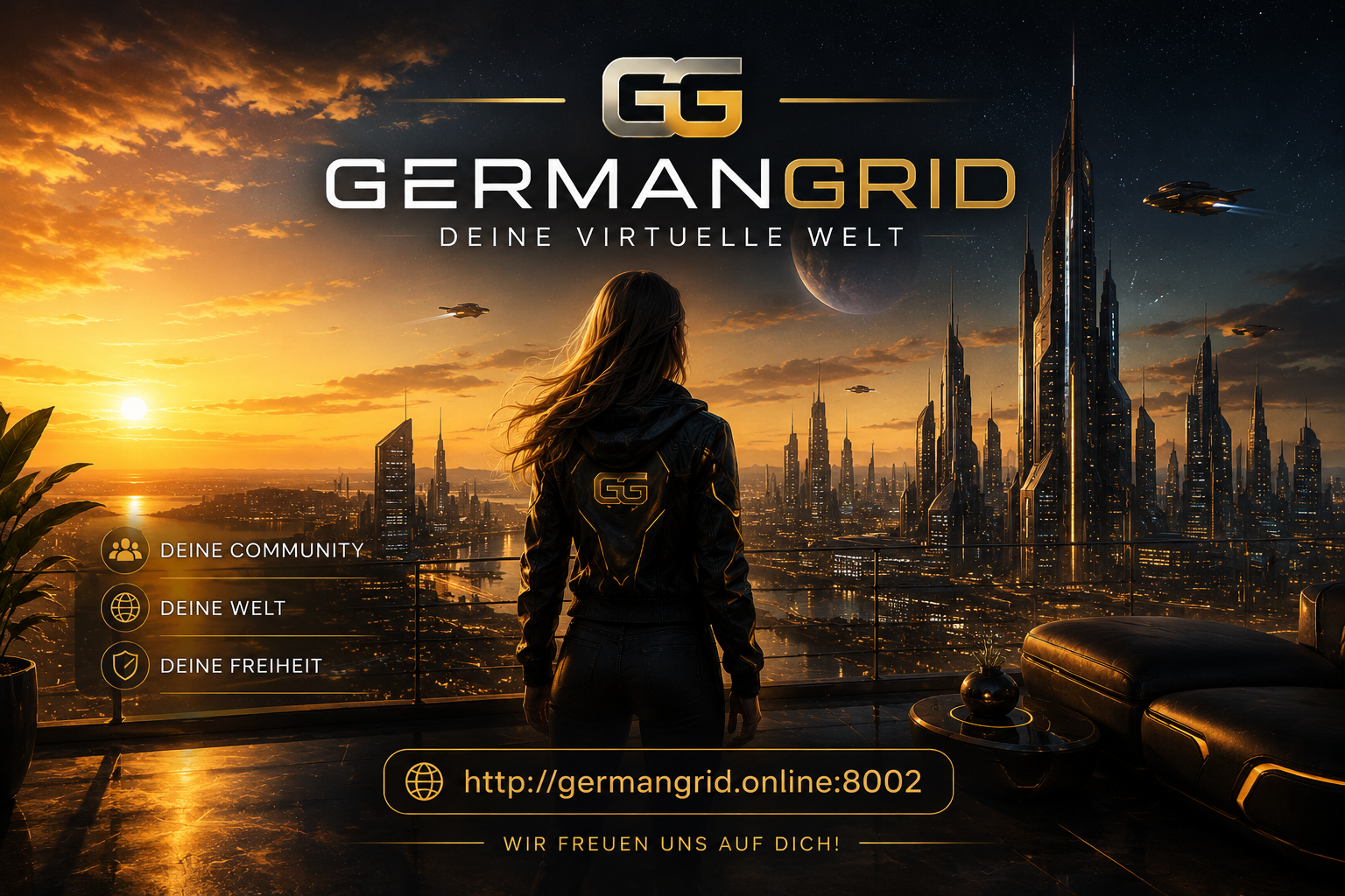 GermanGrid OpenSim Welt